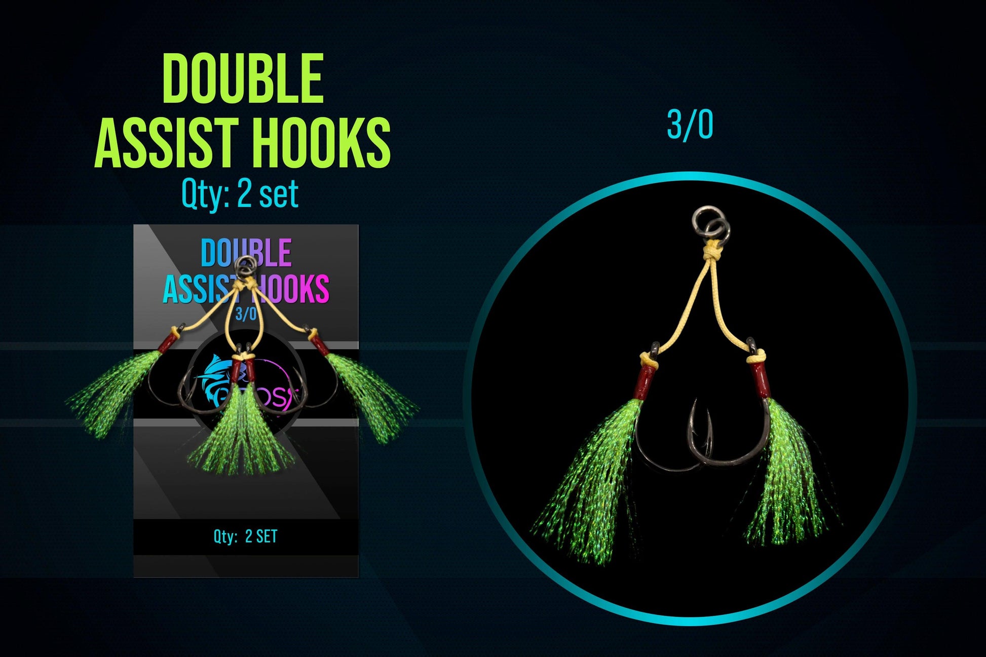 Double Assist Hooks - Pipos Jigs