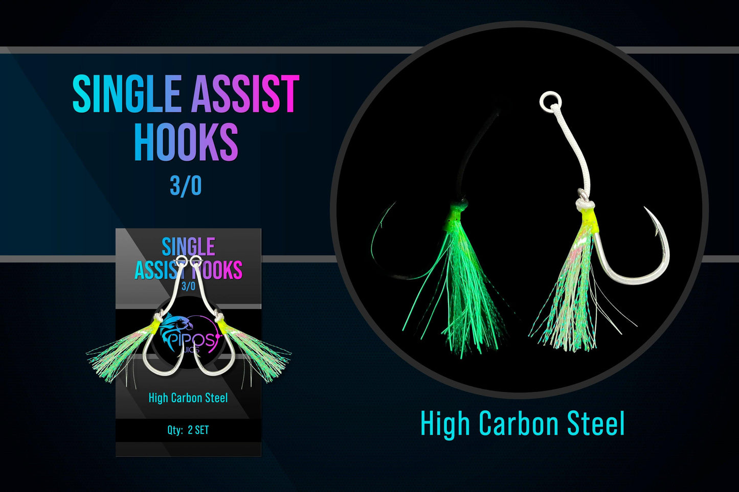 Single Assist Hook - Pipos Jigs